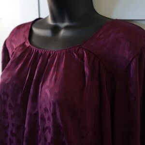 Elegant Purple Blouse Haver blouse plum